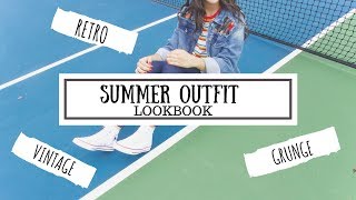 SUMMER LOOKBOOK 2018 (OOTD, OUTFIT IDEAS/INSPIRATION/GRUNGE, RETRO, ALTERNATIVE, VINTAGE STYLE)