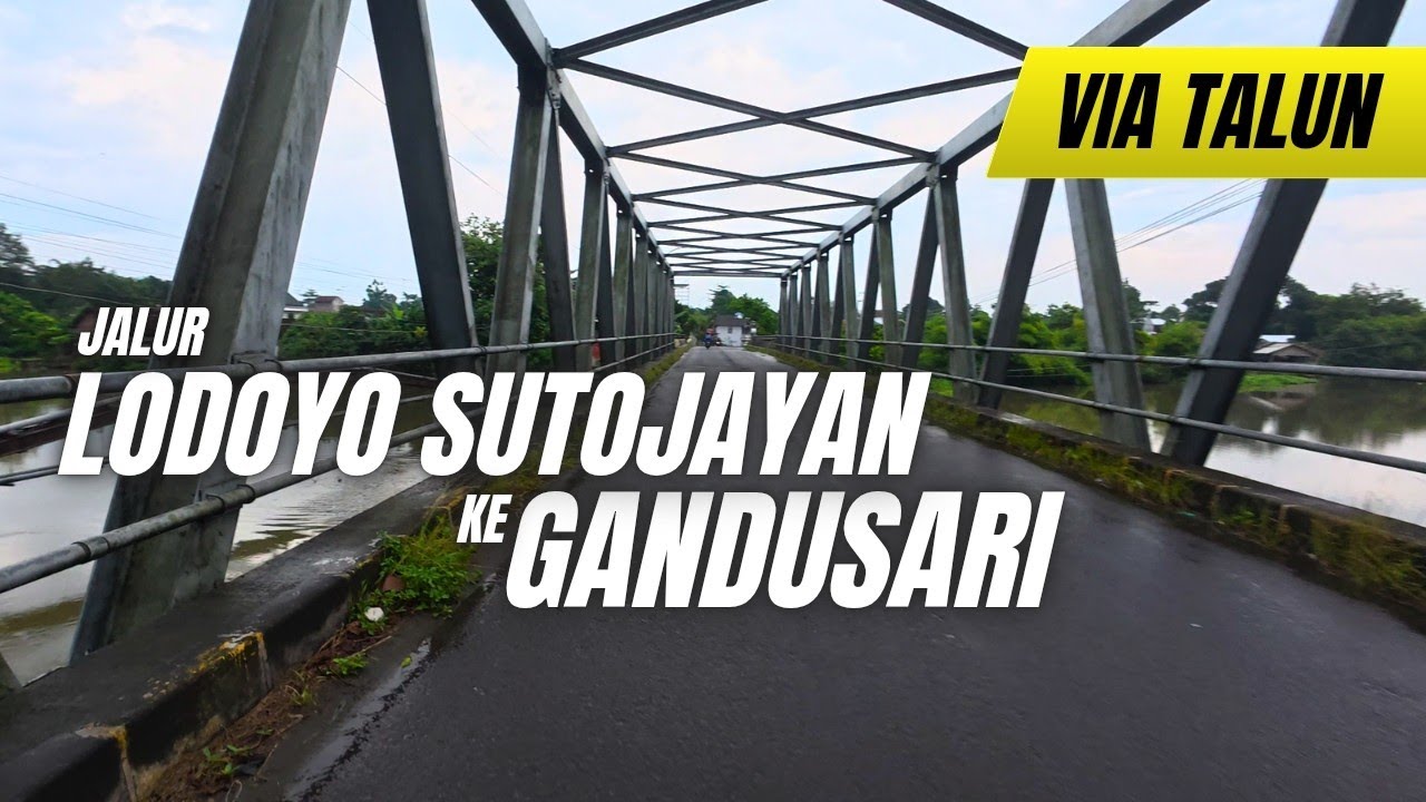 Jalur LODOYO SUTOJAYAN - GANDUSARI via TALUN Terbaru 2026