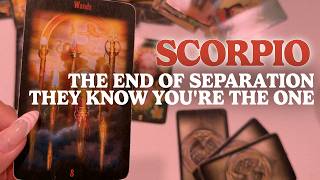 SCORPIO: THE END OF SEPARATION AND COMING INTO SOULMATE UNION, THIS PERSON HIDES HOW MUCH THEY CARE🔥