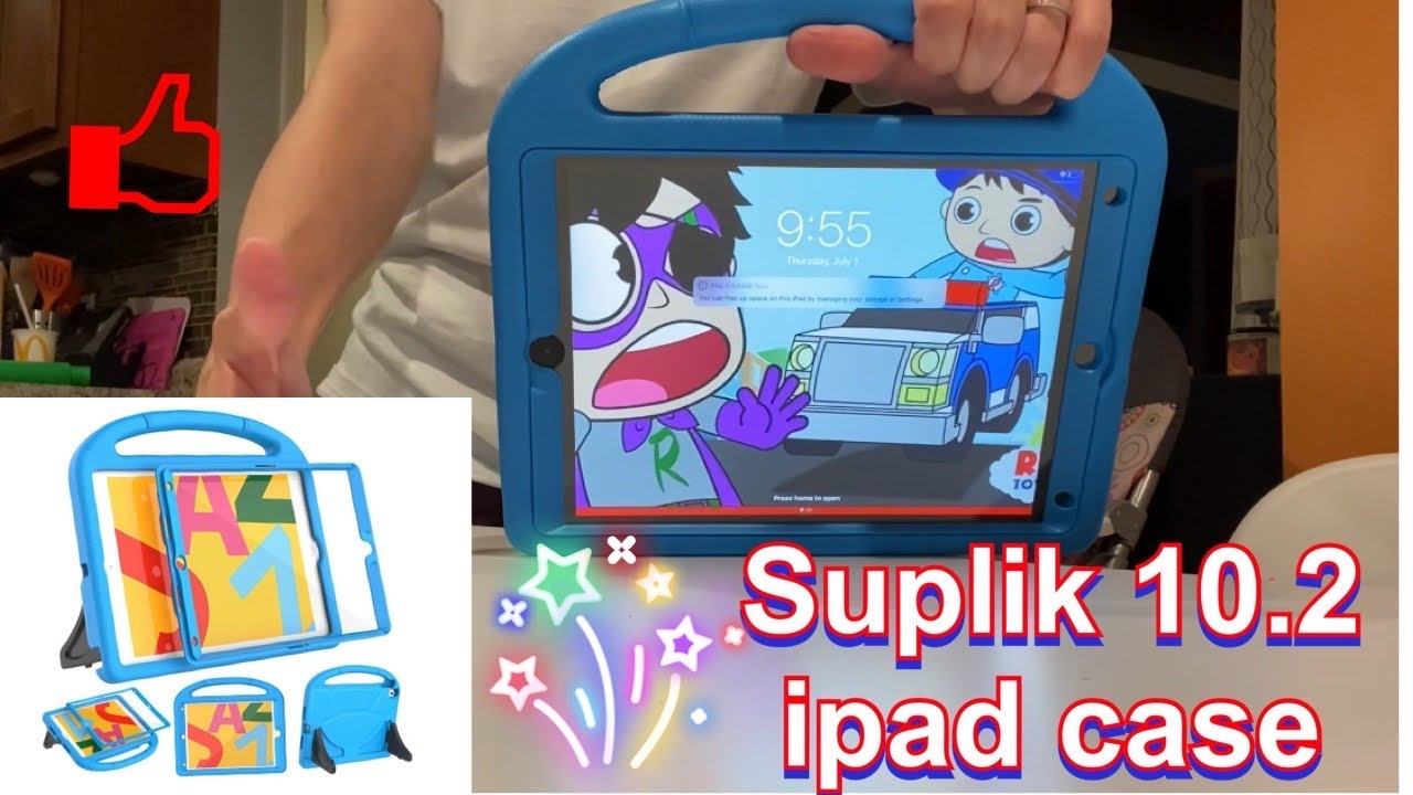 Suplik iPad 10.2 case 8th/7th Generation Case with Screen Protector installation review tutorial