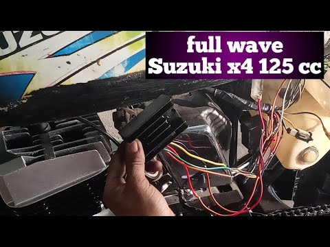 paano mag-Full wave Ng x4 125 suzuki martech vlog