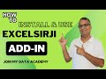 ExcelSirJi Add-in Setup Guide (Step by Step Tutorial)