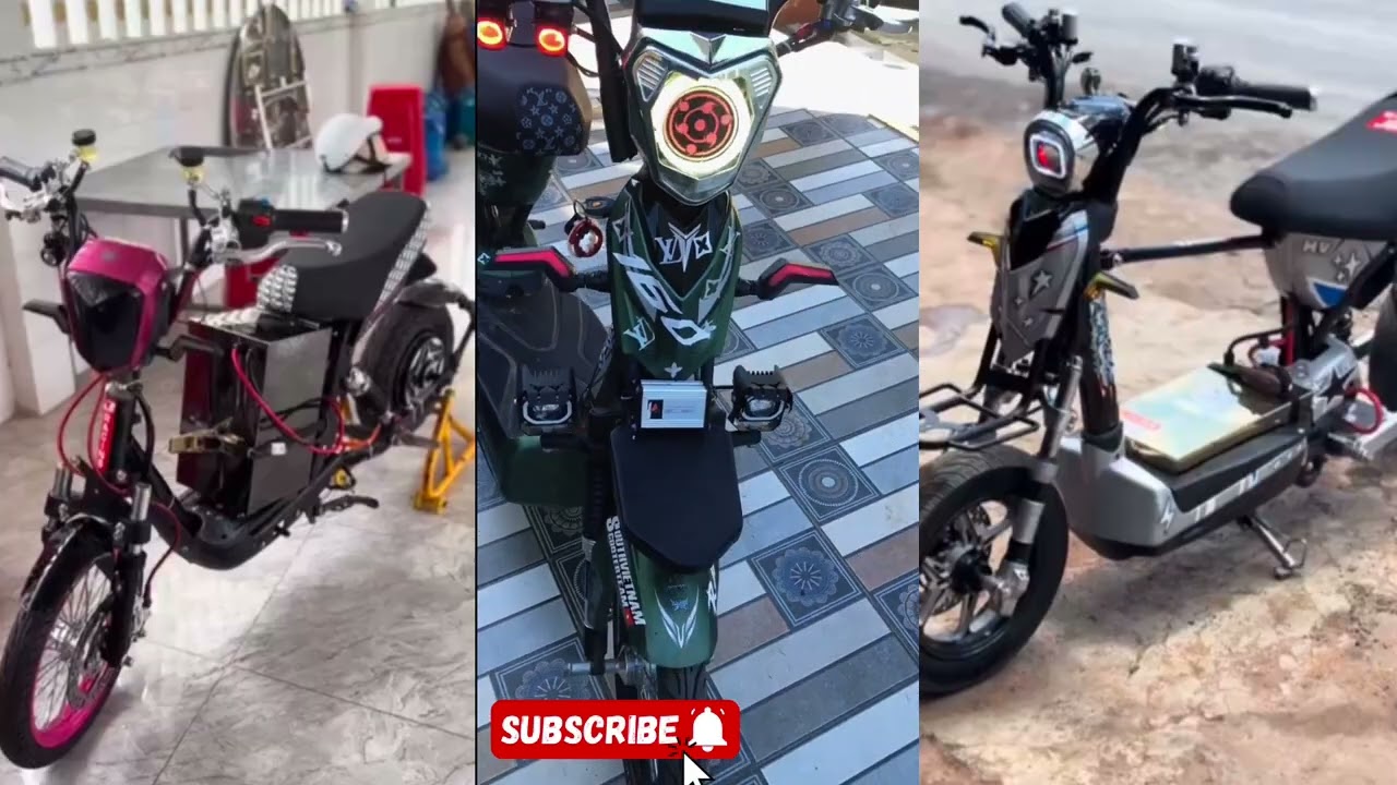 Tổng hợp những xe điện độ nét nhất 2025#xediendo #trieuview