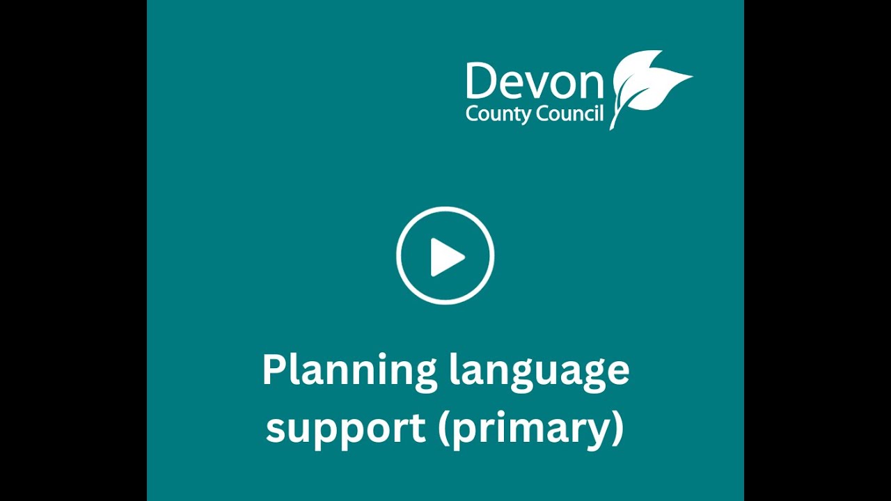 Planning support for students identified with language and communication needs in primary settings