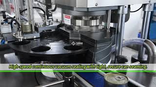 30-40 Cans/min:Vacuum Canning Machine