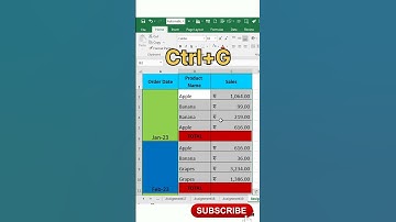 #shorts | Ms Excel Advance Trick | Excel Subtotal Trick | Excel Shortcut  | Excel Auto Sum
