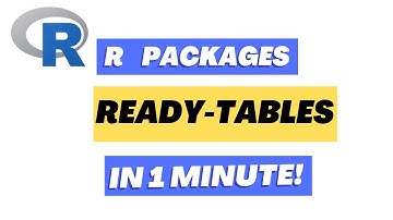 Publication-ready summary tables in R