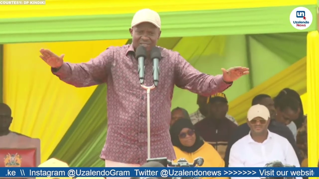 DP Kindiki's remarks during Resource Mobilisation for Small Scale Traders, Lunga Lunga Constituency