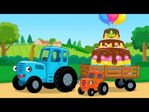 Blue Tractor in the Countryside – New Adventures! Cartoons for kids