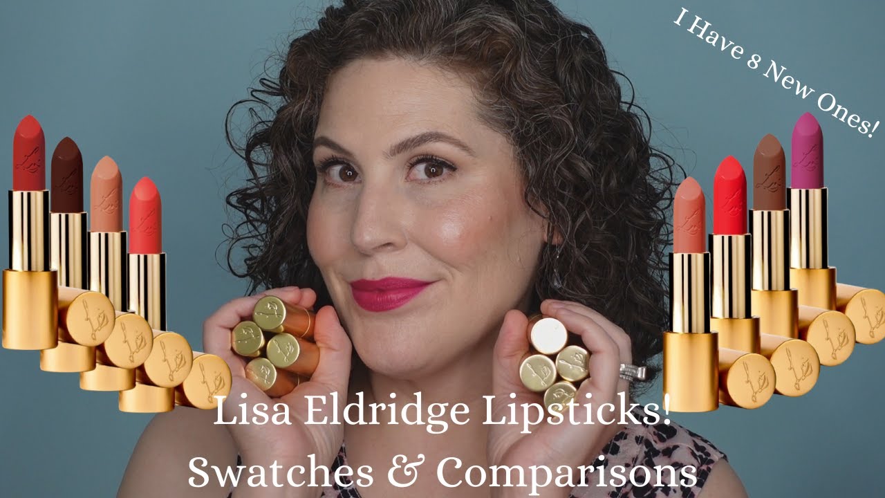 Lisa Eldridge 2022 Summer Lipsticks TryOn and Lip Swatches with