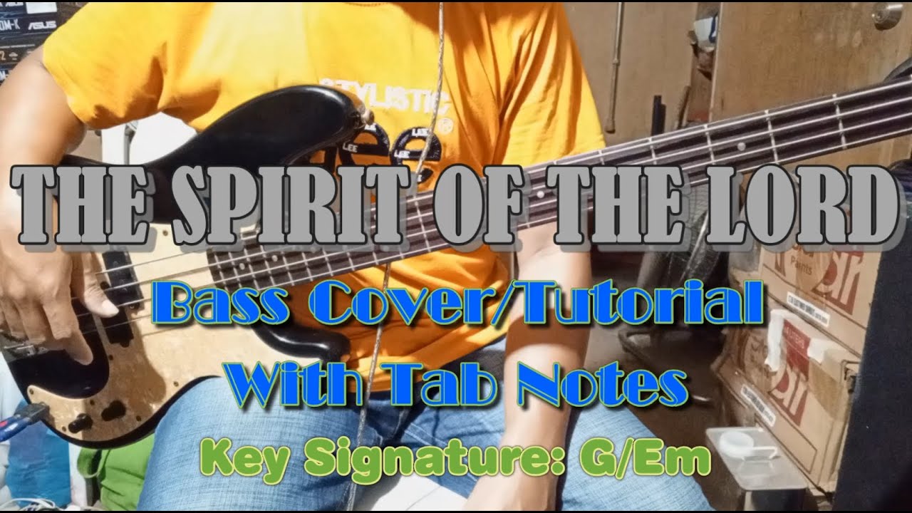 Steve Kuban - The Spirit Of The LORD Bass Cover (Play Along) With Tab Notes