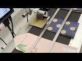 Online inkjet printer prints different information on different materials