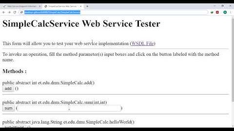 XML Web Services Part 6   Creating Simple calculator service part 2