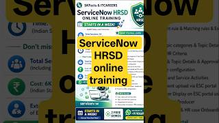 ServiceNow HRSD training (+91 9066921316) #servicenow #skfacts