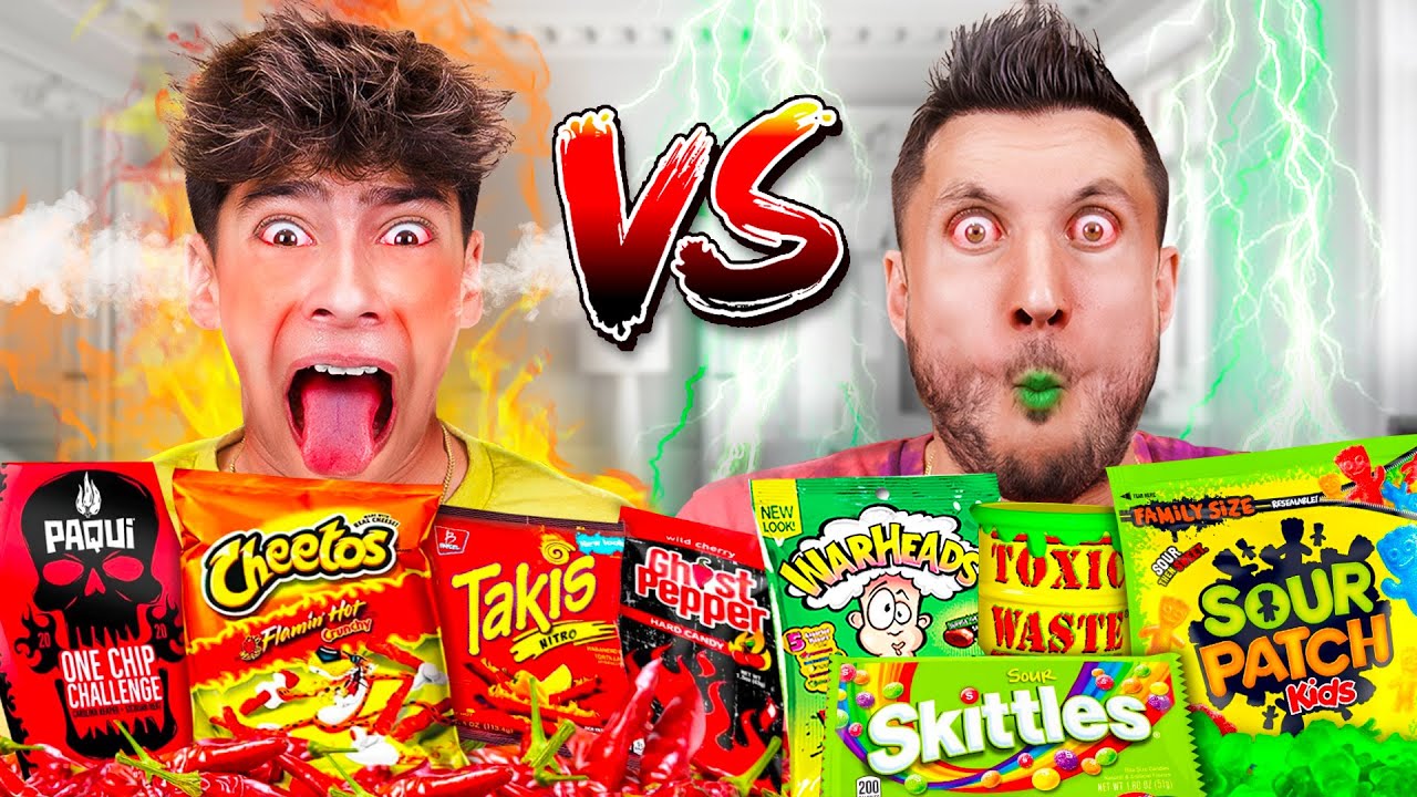 EATING The Worlds Spiciest Vs Sourest Foods