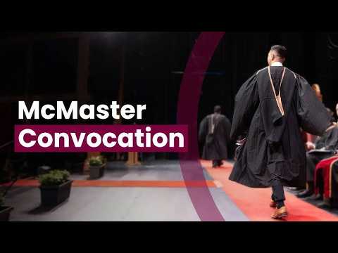 McMaster 2026 Convocations June 17 - Afternoon