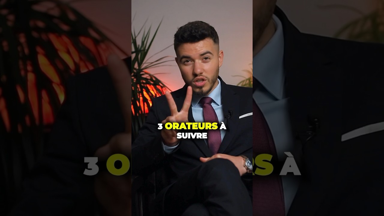 3 orateurs à suivre pour développer ton éloquence ✅ 
