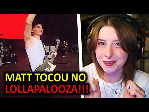 BAGI COMMENTS on MATT PLAYING at the LOLLAPALOOZA SHOW!!!