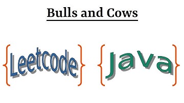 Leetcode Question 299 "Bulls and Cows" in Java