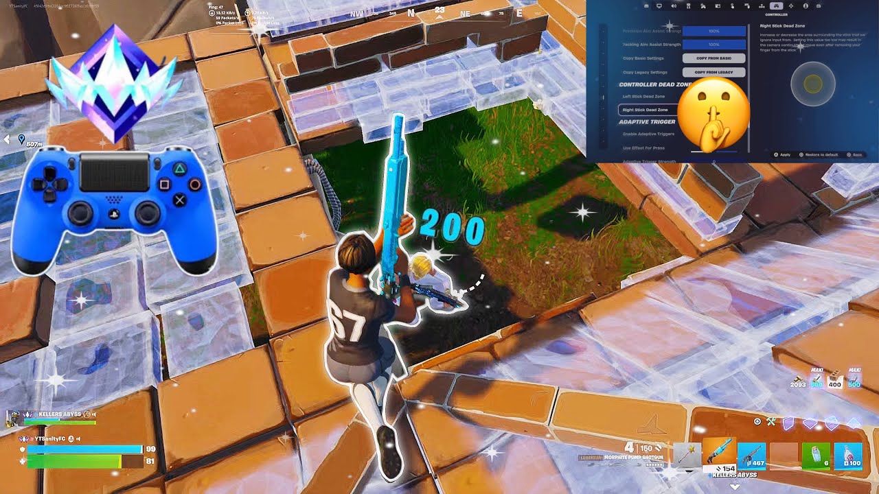 NEW Best Controller SETTINGS For Reload + Aimbot Sensitivity For Console (Fortnite Tutorial)