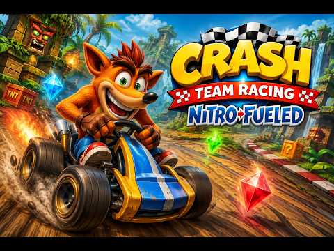 Crash Team Racing Nitro - Fueled SK livestream 4. Ostrov