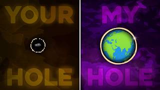 I grew my manhole, then I swallowed the EARTH...