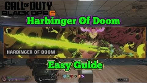Black Ops 6: Easy Harbinger Of Doom Dark Ops Guide