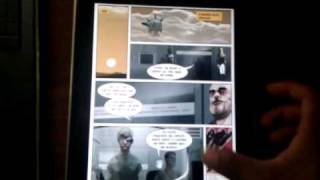 Ipad running a flash app for my indy comic book screenshot 5