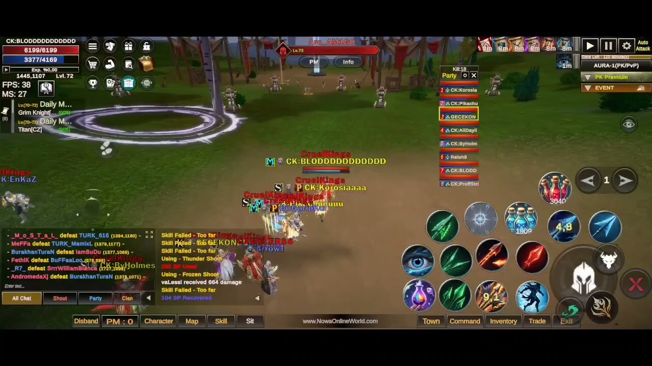 NOWA Online World CruelKings Okçu pk 18.01.2025