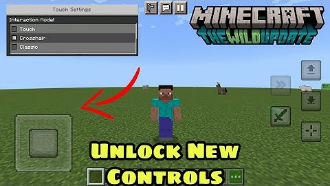 How to Unlock New Touch Controls In Minecraft 1.19||Unlock New Touch Controls