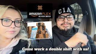 WORK A DOUBLE SHIFT WITH US! AMAZON FLEX DRIVER EDITION!