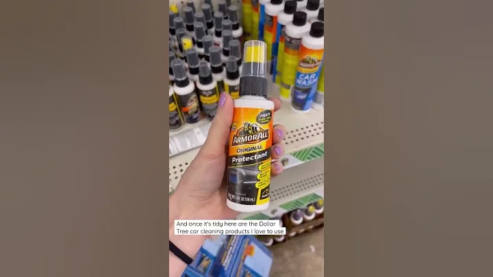 4 MUST-HAVE DOLLAR TREE CAR CLEANING PRODUCTS 🚗 🧼 #shorts
