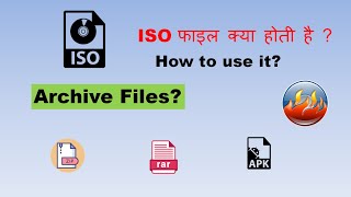 ISO File kya hota hain? What is an ISO image File & Archive File || How to extract ISO File?