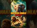 HAATHI KA  HAMLA 🗡️STAY SAFE 👀  #shorts #trending #viral