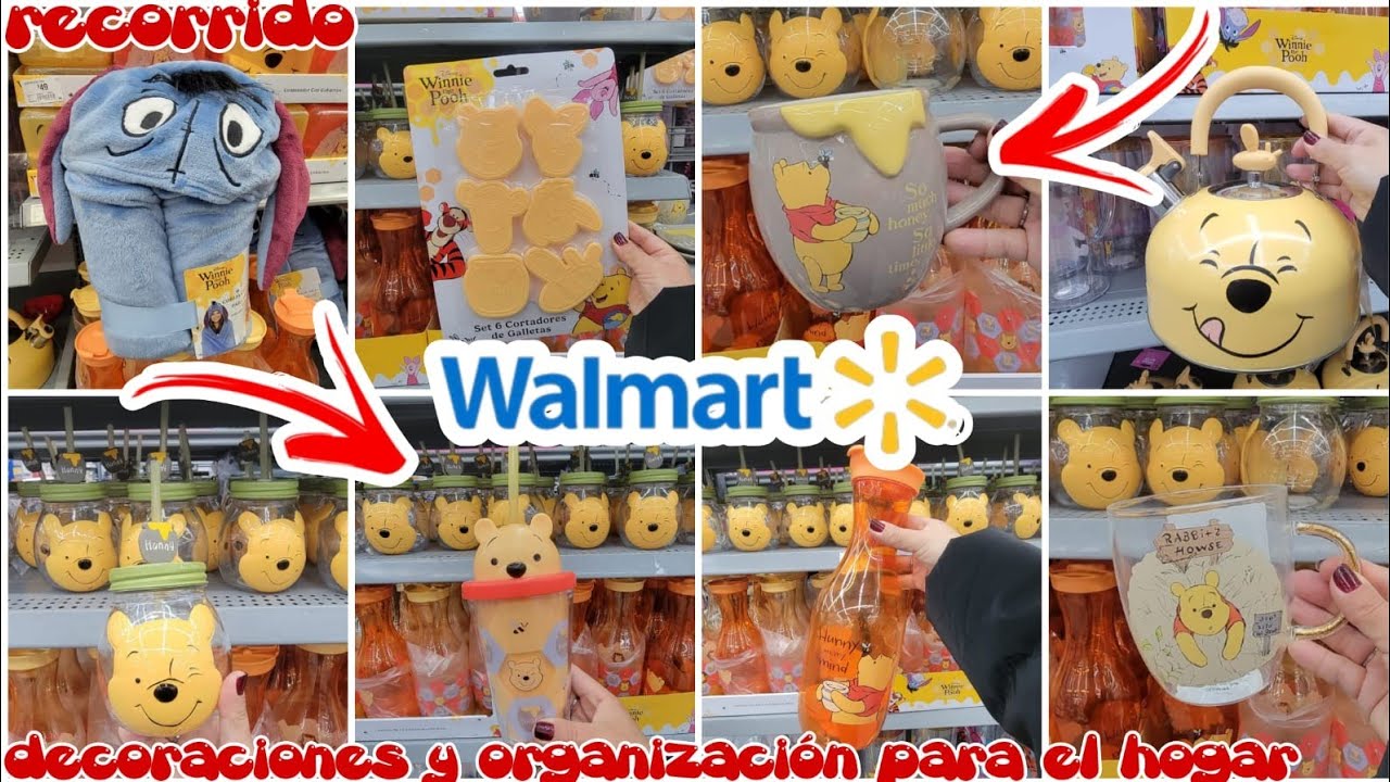 WALMART RECORRIDO WINNIE POOH 🐻🍯🐝 DECORACIONES Y ORGANIZACIÓN PARA EL HOGAR KITTY COLECCIÓN 🩷