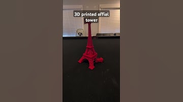 3D printed Eiffel tower #3dprinting #europe #france #paris #architecture #engineering #building
