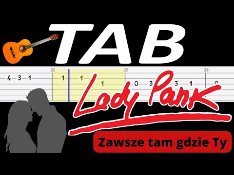 🎸 Zawsze Tam Gdzie Ty (Lady Pank) - melodia TAB (gitara) 🎵 TABY I NUTY W OPISIE 🎼