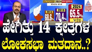 ಹೇಗಿತ್ತು 14 ಕ್ಷೇತ್ರಗಳ ಮೊದಲ ಹಂತದ ಲೋಕಸಭಾ ಮತದಾನ..? Lok Sabha Election In Karnataka | Suvarna News Hour