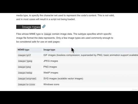 12 MIME Types