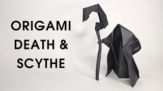 Origami DEATH with a SCYTHE by Kunihiko Kasahara | Paper ghost tutorial