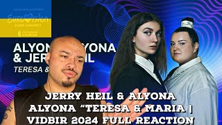 🇺🇦 Alyona Alyona & Jerry Heil “Teresa & Maria" | VIDBIR 2024 FULL REACTION 🇺🇦