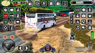 Offroad Bus Simulator 2026 - Heavy Bus Offroad Driving - Bus Game Android Gameplay screenshot 2