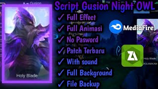 Script Skin Gusion Collector Night Owl Full Effectbackup.