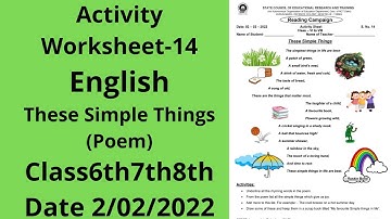 Activity Worksheet 14 English class 6to8(2/2/22)/activity worksheet class6to8/englishactivitysheet14