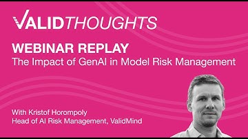 The Impact of GenAI in Model Risk Management
