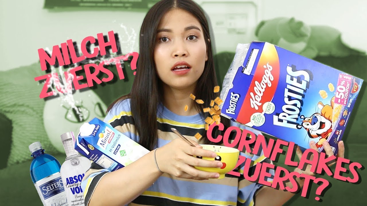 Cornflakes Tutorial Kommt Milch Oder Cornflakes Zuerst Youtube
