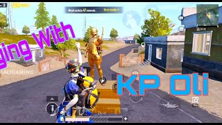 Playing with KP Oli 😂chicken dinner | PUBG Mobile | Excess YT Gaming