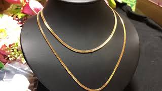 Necklace 10grams/40cm &50cm /K18 Japan Gold