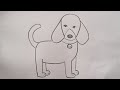How to draw dog drawing easy step by stepaarav drawing creative