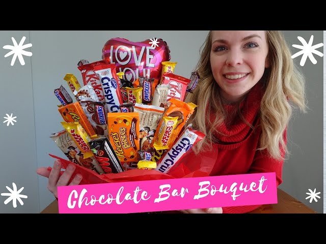 HOW TO MAKE A CANDY BAR BOUQUET